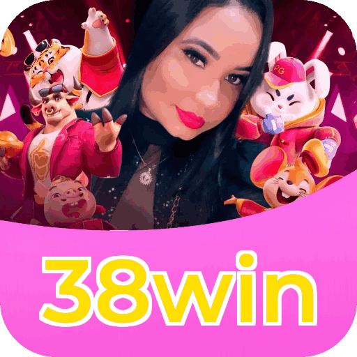 Interface do aplicativo 38win mostrando jogos disponíveis no iOS e Android